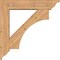 Ekena Millwork Westlake Traditional Smooth Bracket w/ Offset Brace, Western Red Cedar, 7 1/2"W x 36"D x 36"H BKT0806X36X36WTL01SWR - alternate 2